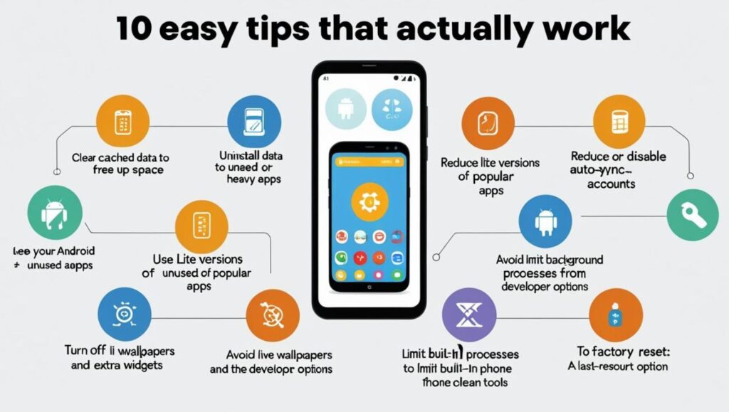 10 easy tips that Speed up your Android phone